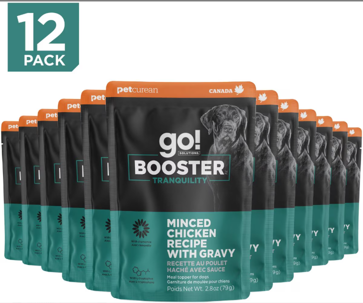Go! Solutions Booster Tranquility Minced Chicken With Gravy Wet Food for Dogs