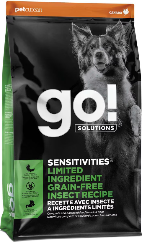 Go! Solutions Sensitivities Limited Ingredient Grain Free Insect Recipe for Dogs