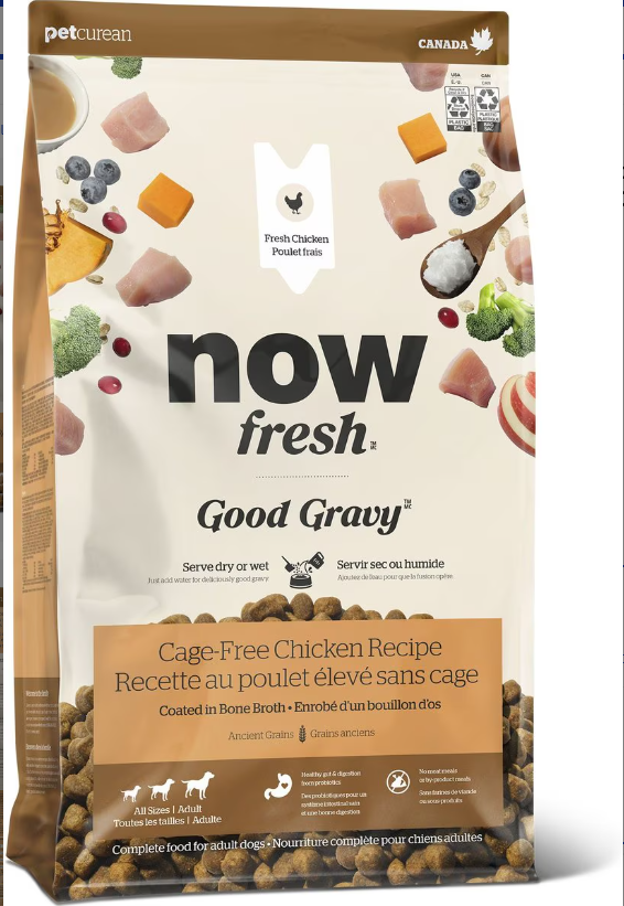 Now Fresh Good Gravy Adult Chicken With Ancient Grains Recipe for Dogs