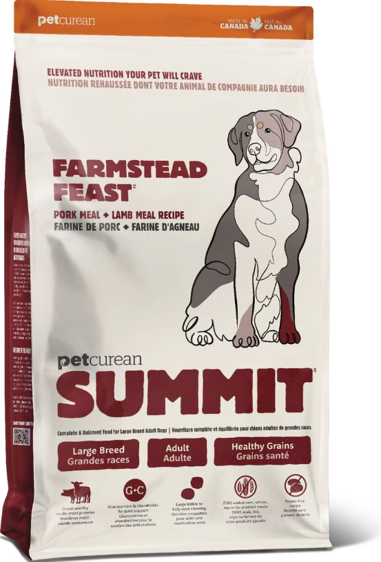 Summit Farmstead Feast Large Breed Adult Recipe for Dogs