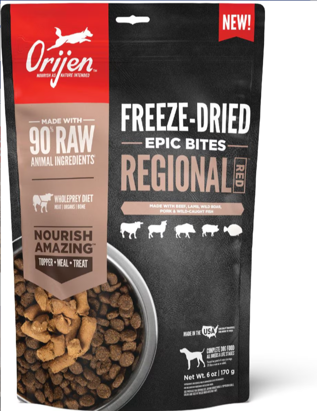 Orijen Original Freeze Dried Epic Bites for Dogs