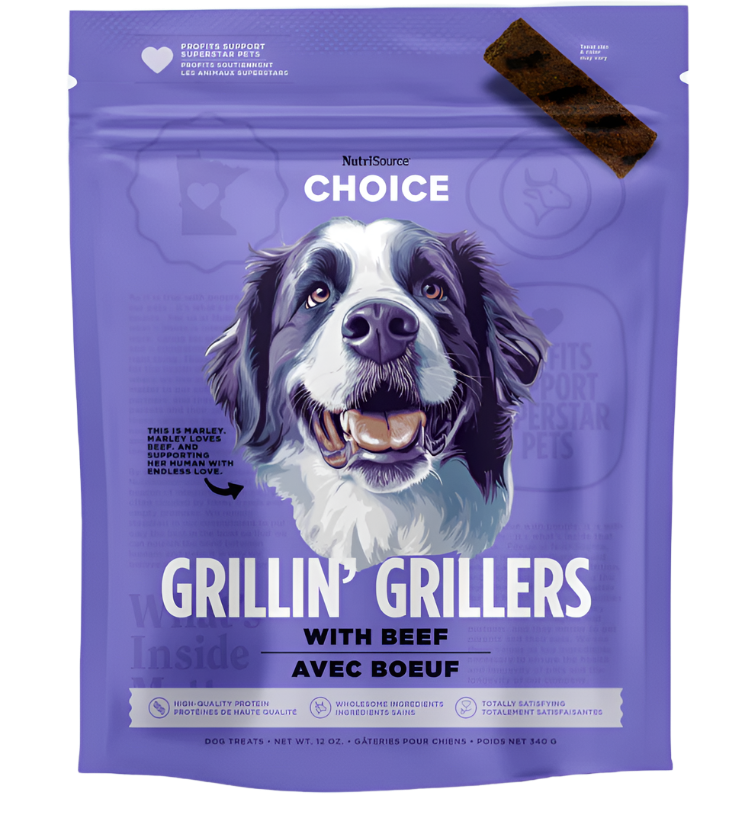 Nutrisource Beef Grillin' Grillers Dog Treats