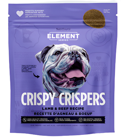 Nutrisource Element Series Beef and Lamb Crispy Crispers Dog Treats