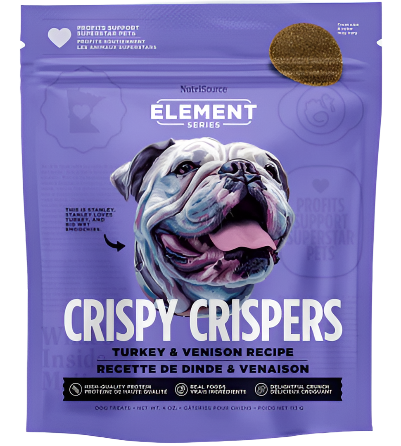 Nutrisource Element Series Turkey and Venison Crispy Crispers Dog Treats