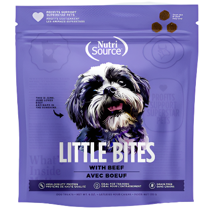 Nutrisource Grain Free Little Bites Beef Dog Treat
