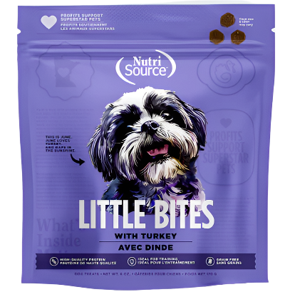 Nutrisource Grain Free Little Bites Turkey Dog Treat