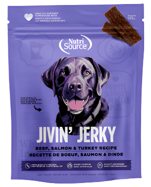 Nutrisource Beef, Turkey & Salmon Jivin' Jerky Dog Treats