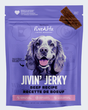 PureVita Beef Jivin' Jerky Dog Treats