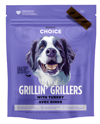 Nutrisource Turkey Grillin' Grillers Dog Treats