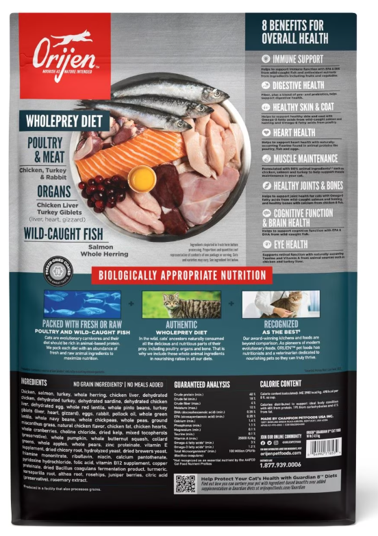 Orijen Guardian 8 Dry Cat Food