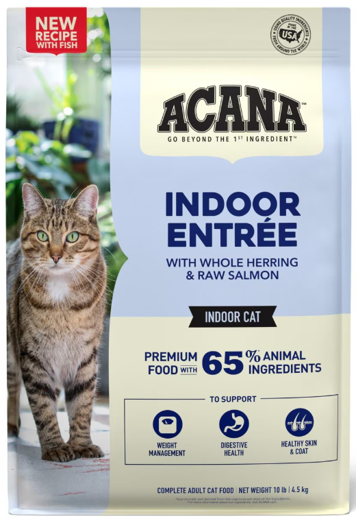 Acana Indoor Entree Fish Recipe Dry Cat Food