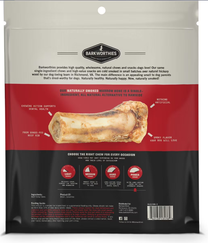 Barkworthies Smoked Marrow Bone For Dogs