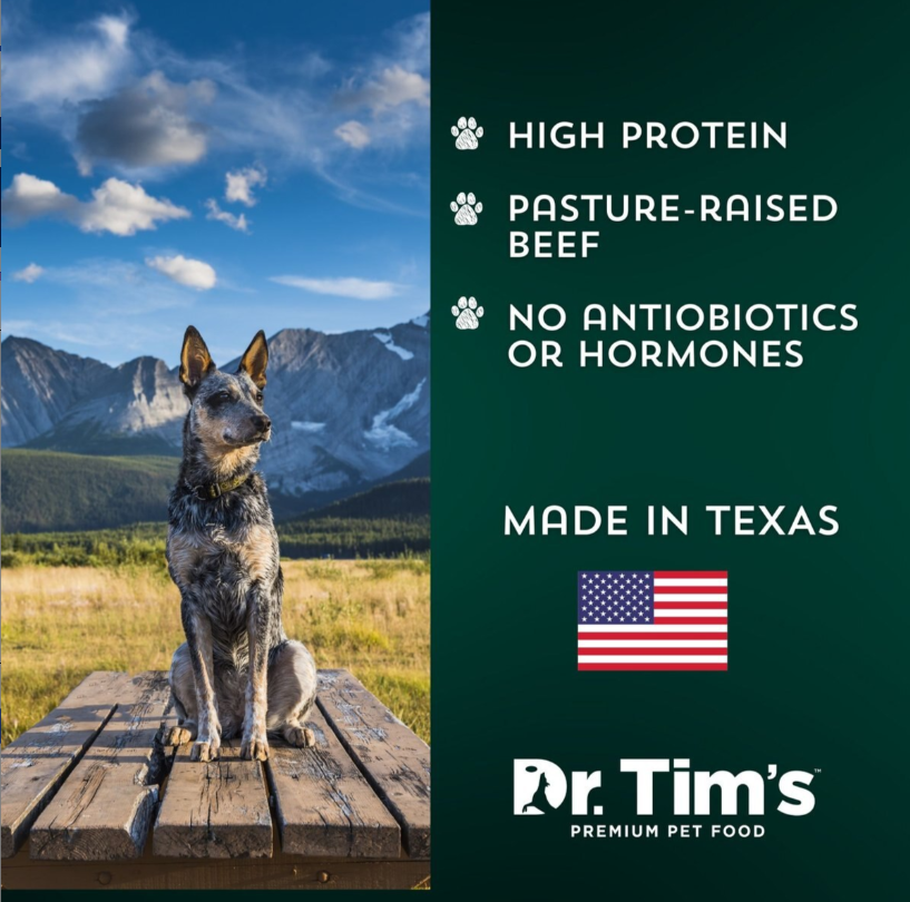 Dr. Tim's Vagabond Freeze Dried Beef Bites for Dogs