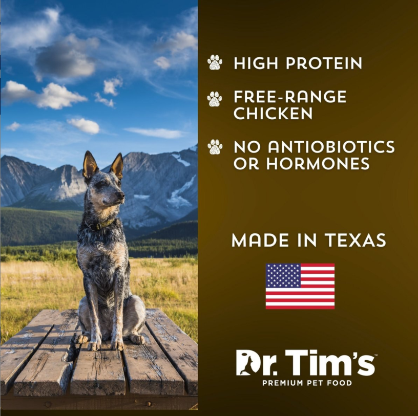 Dr. Tim's Vagabond Freeze Dried Chicken Bites for Dogs