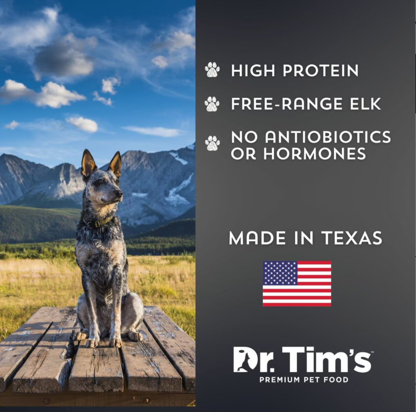 Dr. Tim's Vagabond Freeze Dried Elk & Venison Bites for Dogs