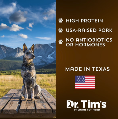 Dr. Tim's Vagabond Freeze Dried Pork Bites for Dogs