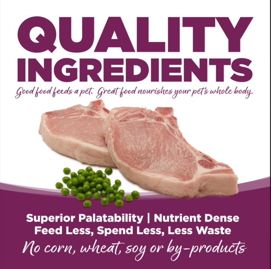 PureVita Grain Free Pork and Peas Dry Dog Food