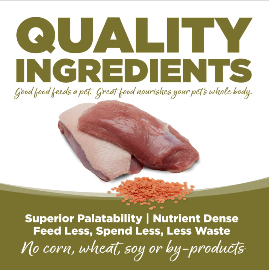 PureVita Grain Free Duck and Red Lentils Dry Cat Food