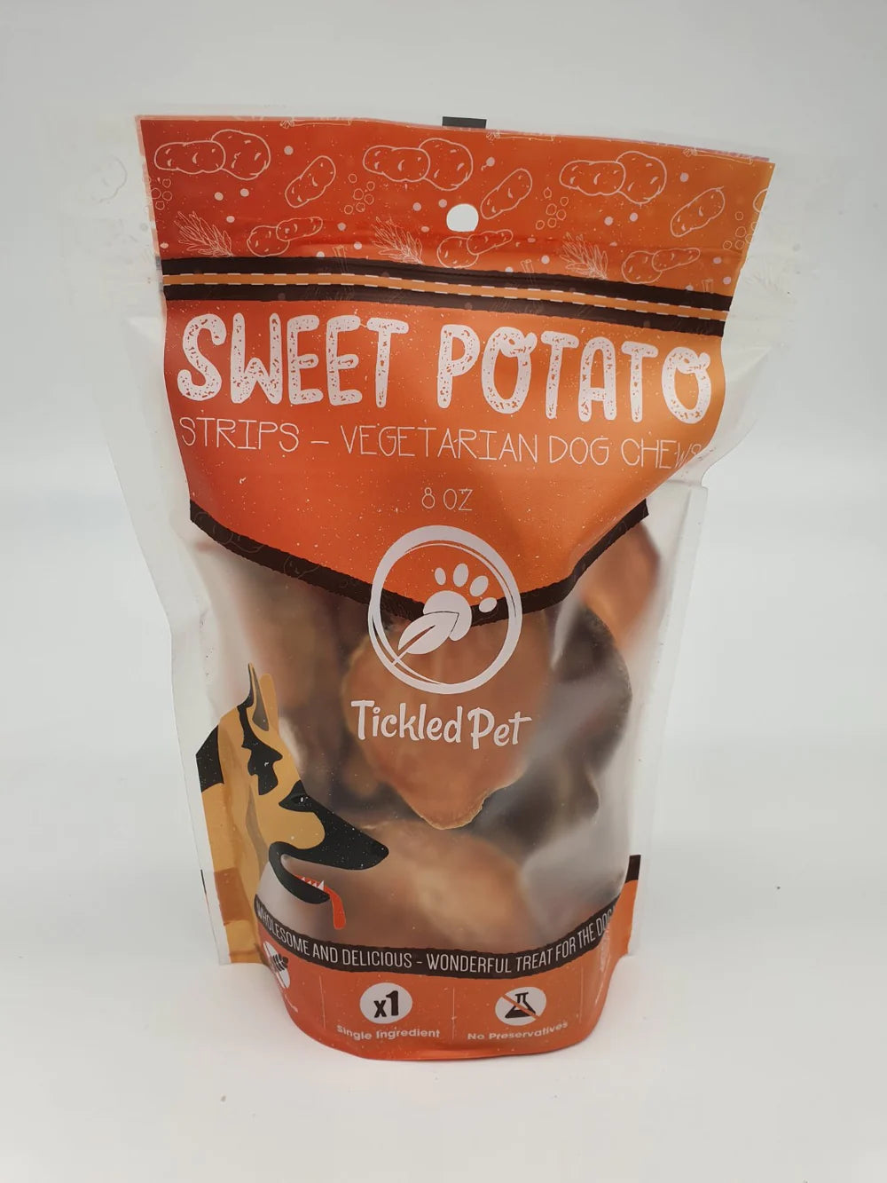 Tickled Pet American Sweet Potato Strips for Dogs