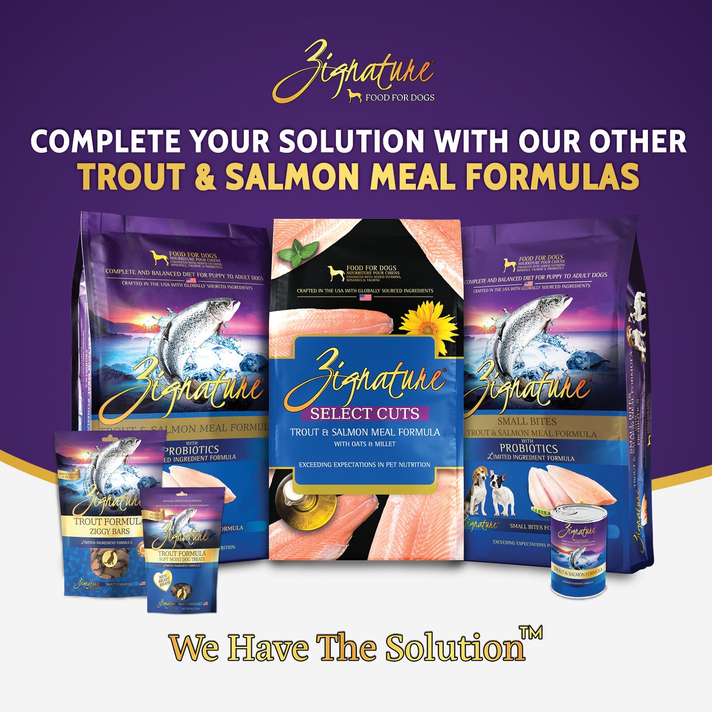 Zignature Trout and Salmon Meal Formula Dog Food