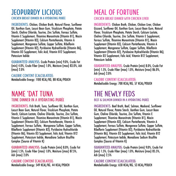 Weruva PATE Pouch Cat Food Variety Pack The Showcase Chowdown