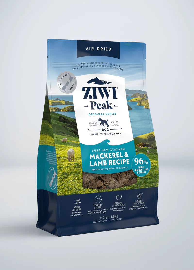 Ziwi Peak Air-Dried Mackerel & Lamb For Dogs