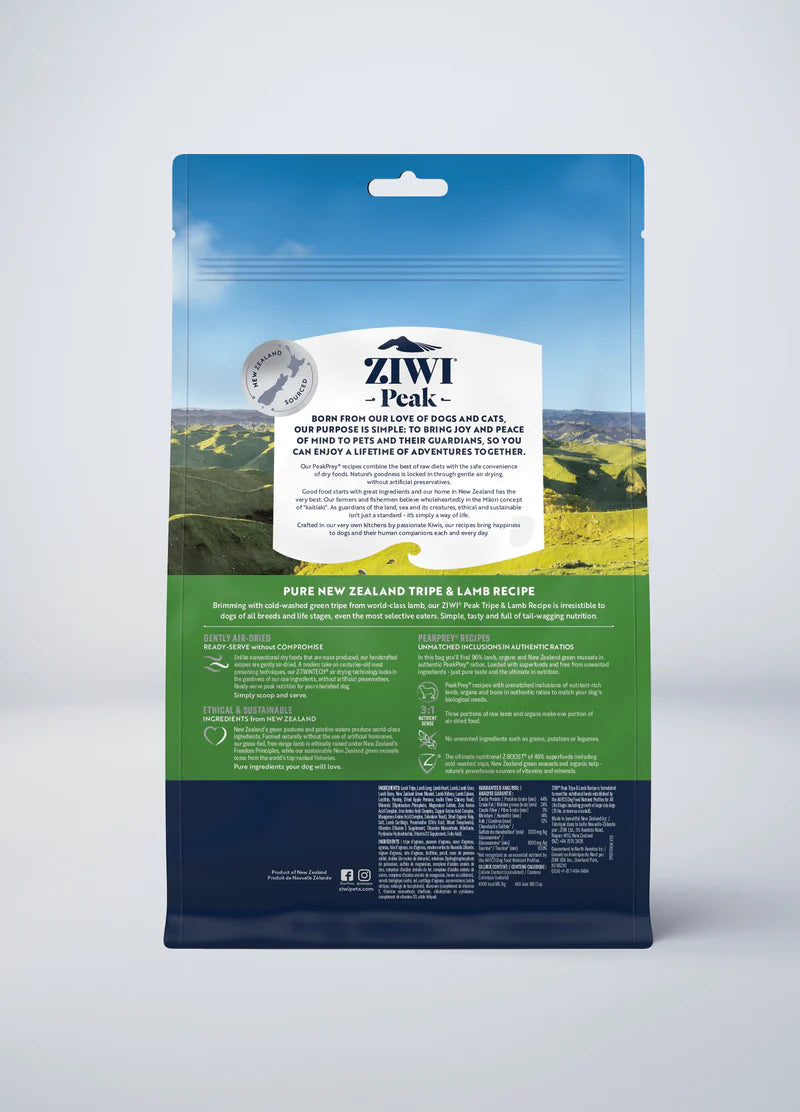 Ziwi Peak Air-Dried Tripe & Lamb For Dogs