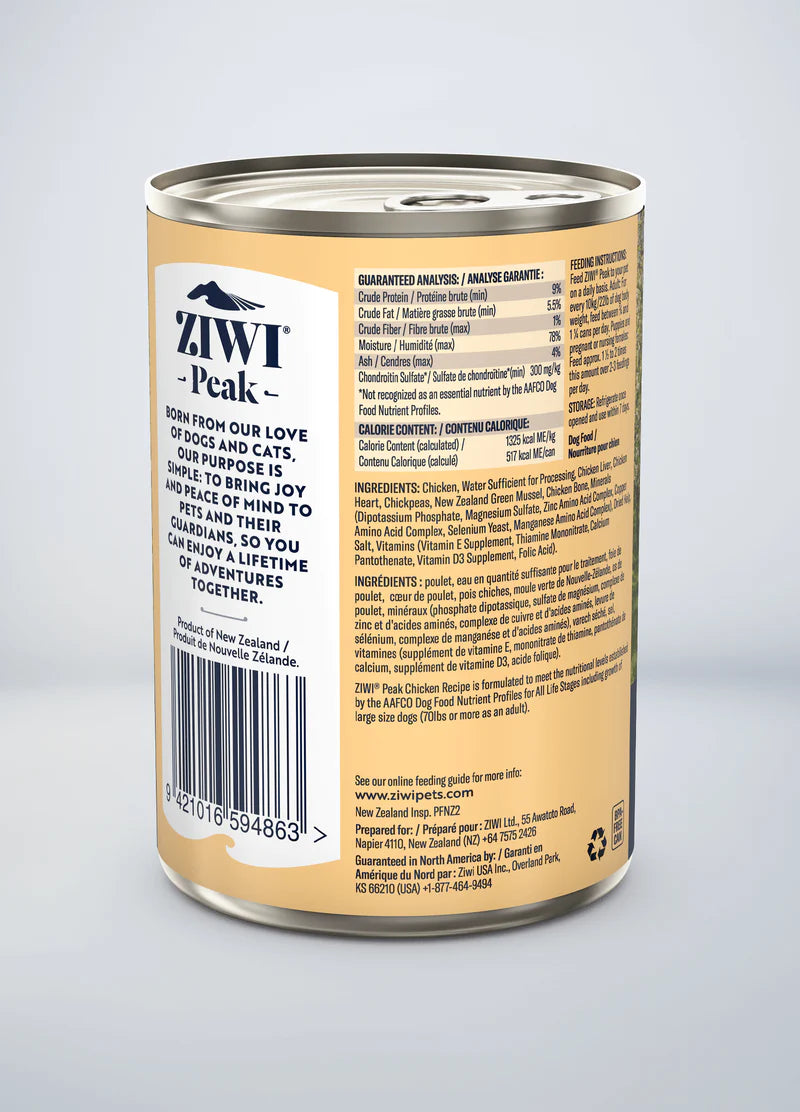 Ziwi Peak Wet Free-Range Chicken Recipe for Dogs