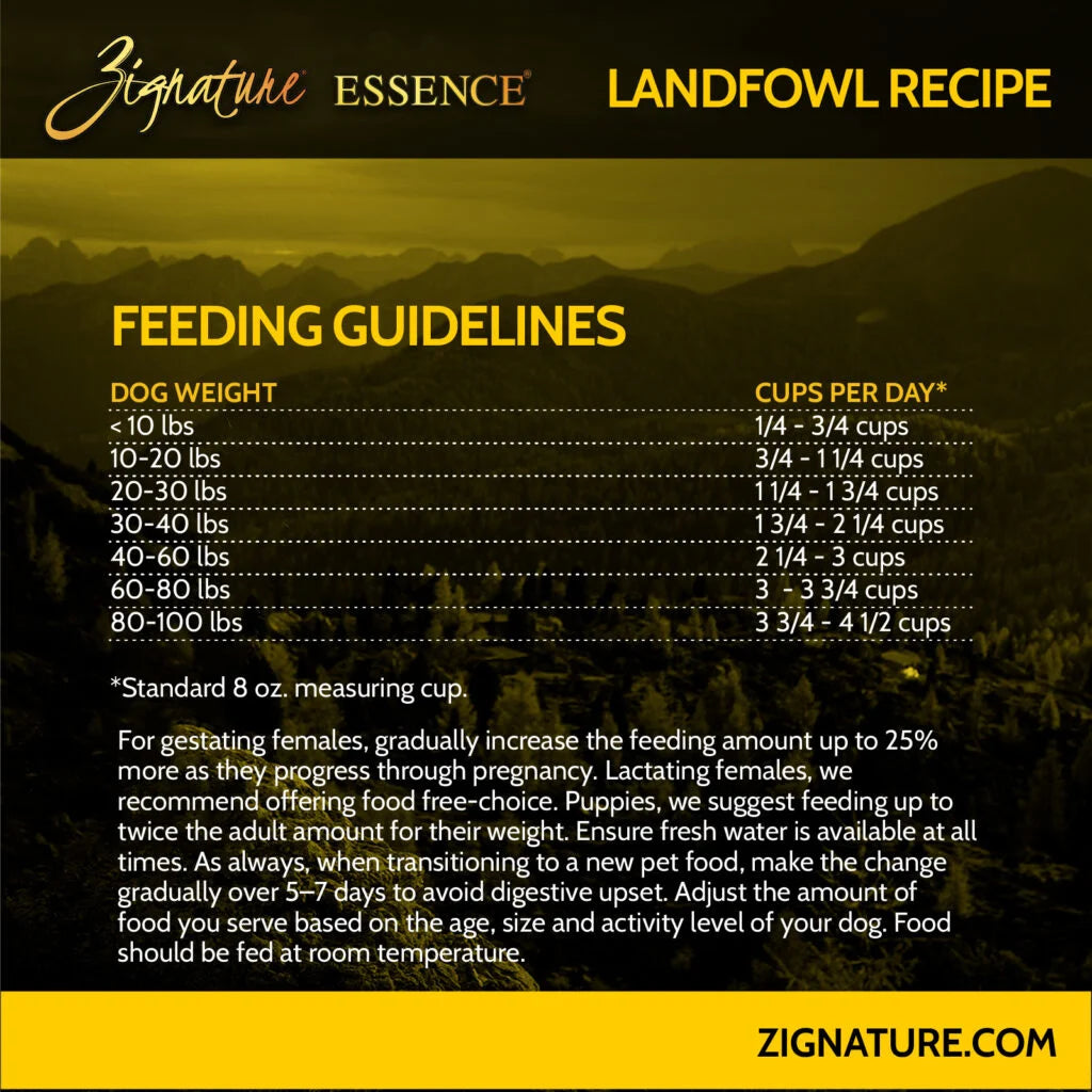 Zignature Essence Limited Ingredient Landfowl Recipe Dry Dog Food