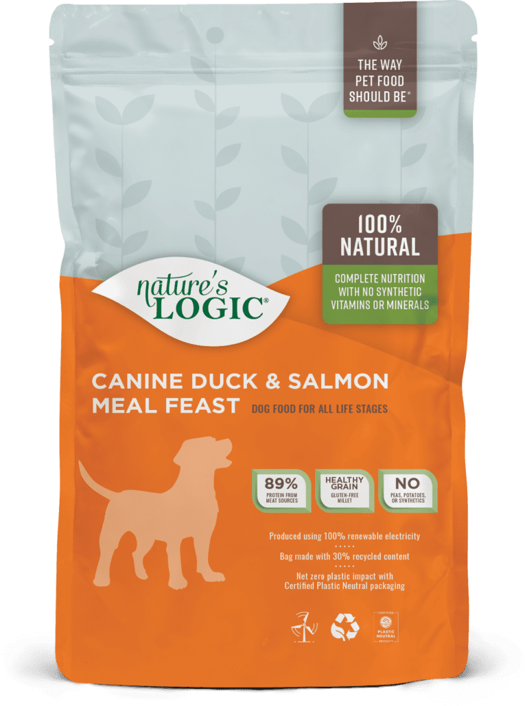 Nature's Logic Duck and Salmon Meal Feast Dry Food for Dogs