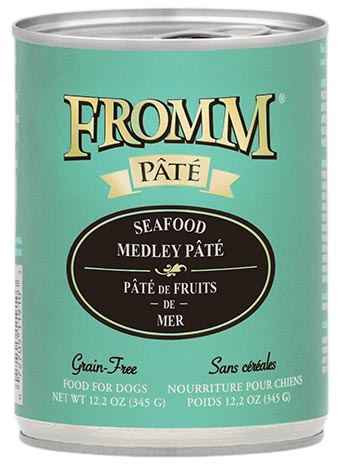 Fromm Grain Free Seafood Medley Pate Canned Wet Food for Dogs