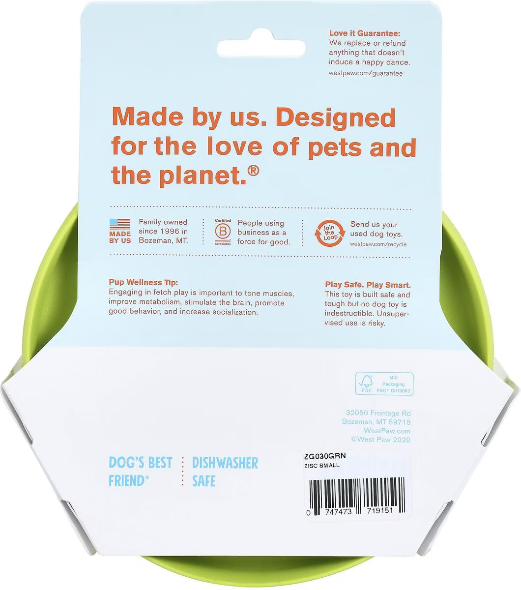 West Paw Zisc Small 6.5 Inch for Dogs