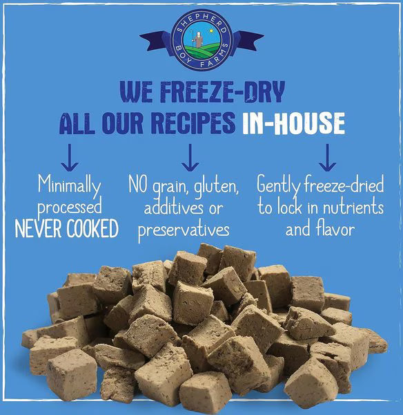 Shepherd Boy Farms Freeze-Dried Beef Diet for Dogs