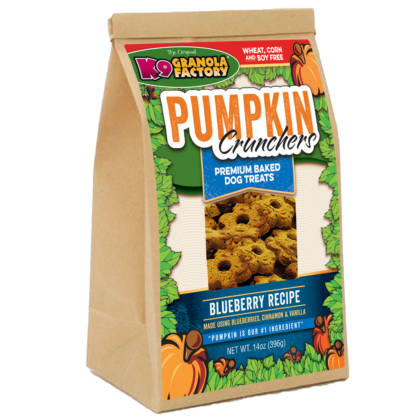 K9 Granola Factory Pumpkin Crunchers Blueberry Formula