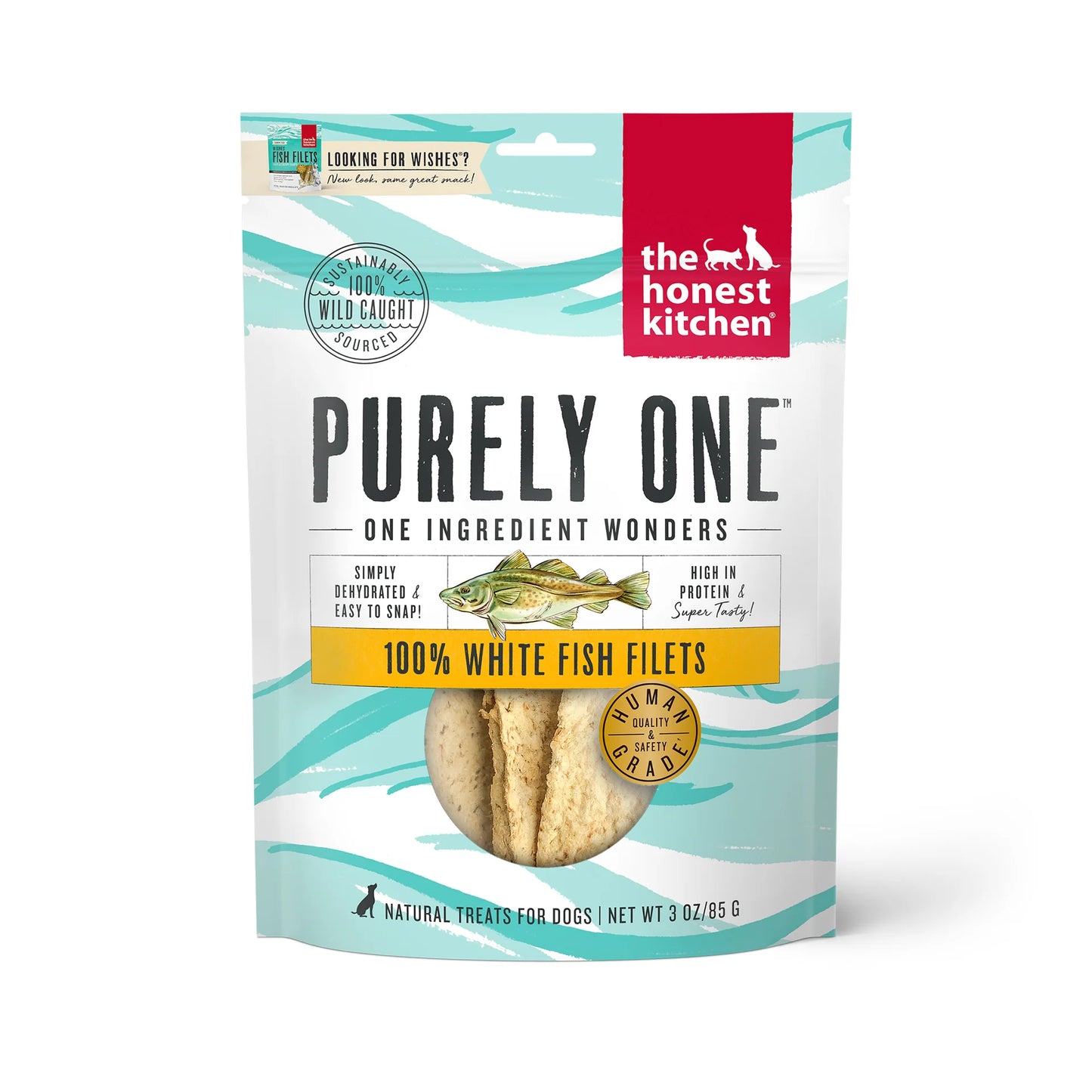 Purely One: 100% White Fish Filets for Dogs