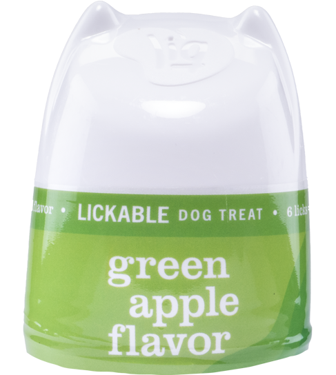 Liq Green Apple Lickable Dog Treat