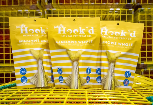 Totally Hook'd Freeze-Dried Minnows Cat & Dog Treats