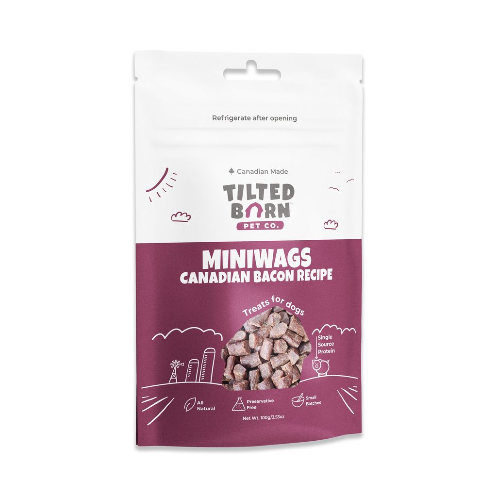 Tilted Barn Miniwags Canadian Bacon Dog Treats