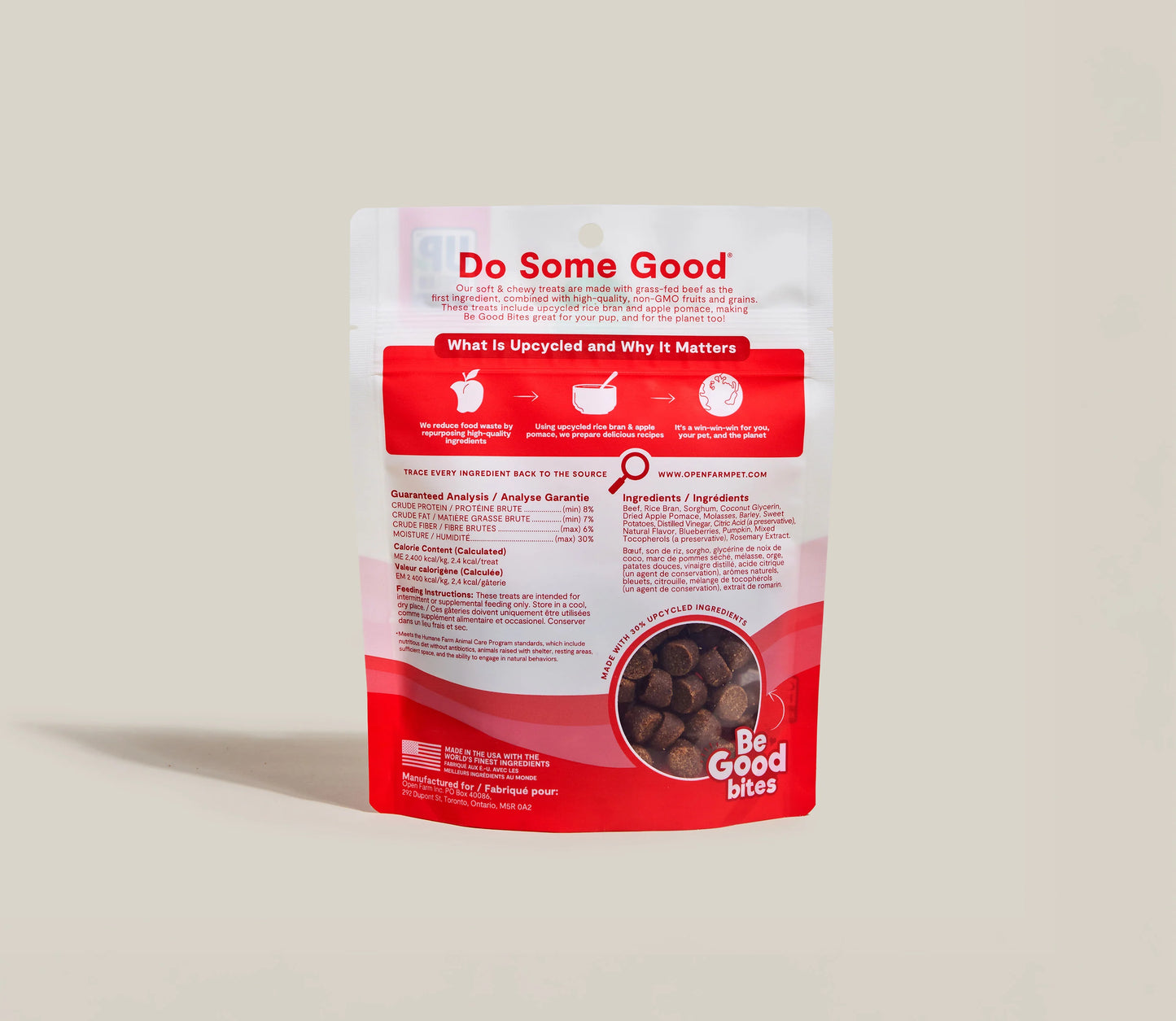 Open Farm Grass-Fed Beef Be Good Bites For Dogs