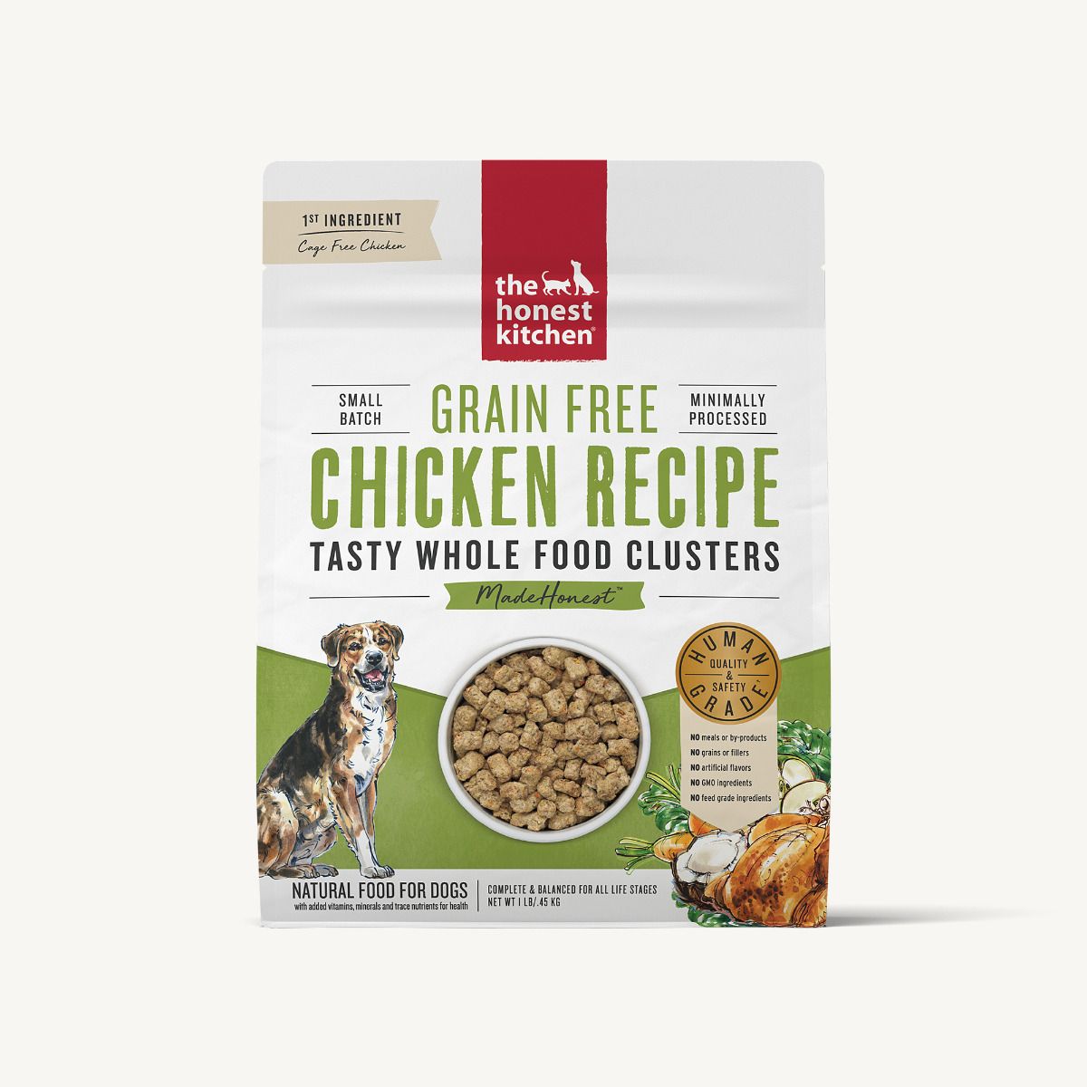 The Honest Kitchen Grain Free Chicken Whole Food Clusters for Dogs