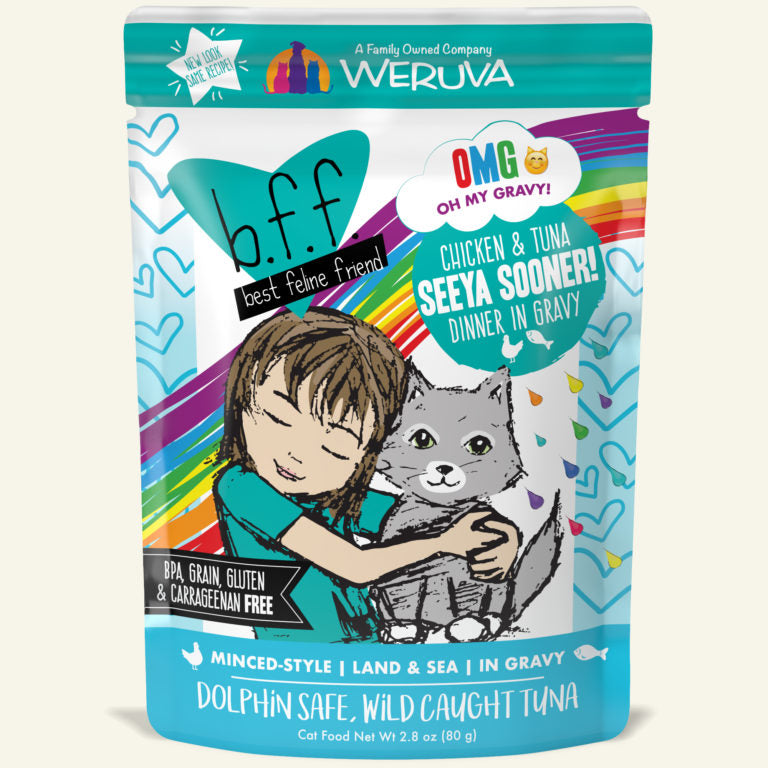 Weruva OMG Pouch Seeya Sooner! Chicken & Tuna Cat Food