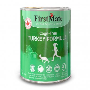 FirstMate Limited Ingredient Cage Free Turkey Formula Canned Cat Food