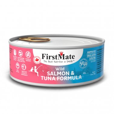 FirstMate Wild Salmon & Wild Tuna 50/50 Formula Canned Cat Food