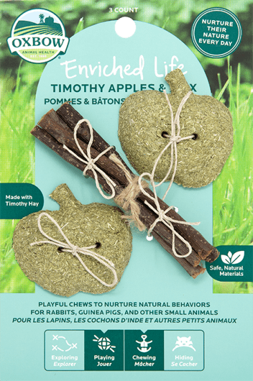 Oxbow Animal Health Enriched Life Timothy Apples & Stix