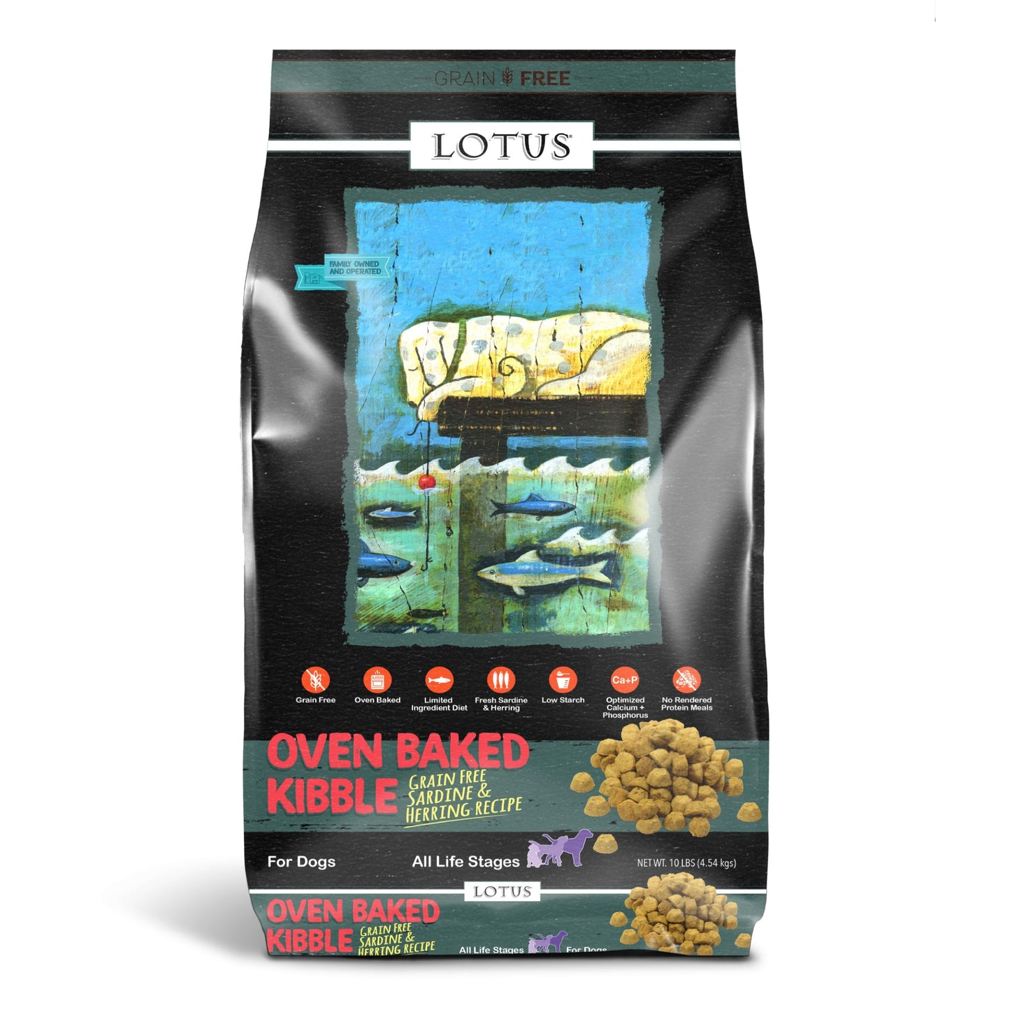 Lotus Oven Baked Sardine & Herring Recipe Dog Kibble