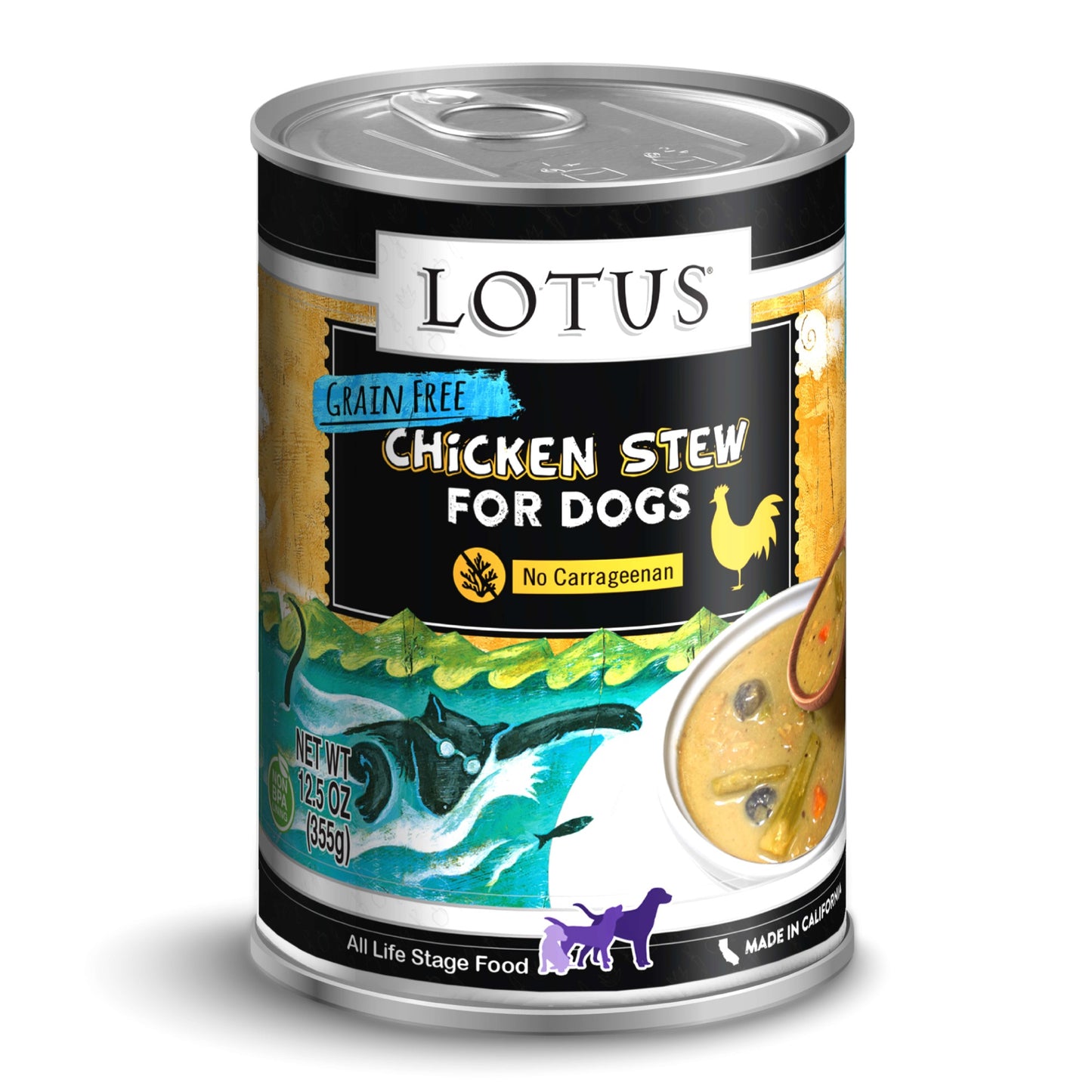 Lotus Grain Free Chicken Stew Canned Dog Food