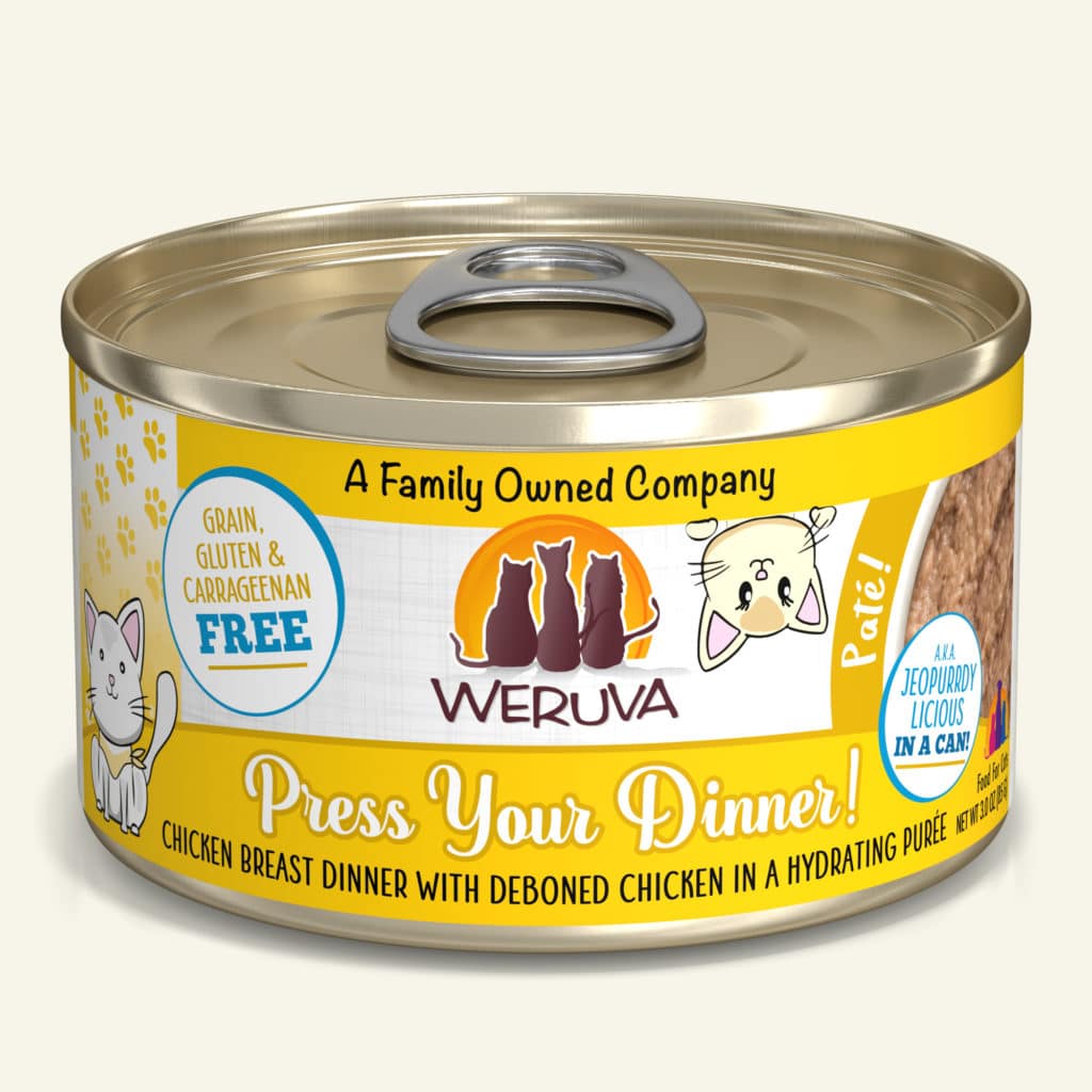 Weruva Press Your Dinner! Chicken Breast Dinner with Deboned Chicken Canned Cat Food