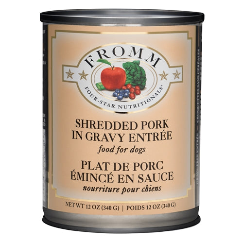 Fromm Four-Star Shredded Pork in Gravy Entrée Food for Dogs