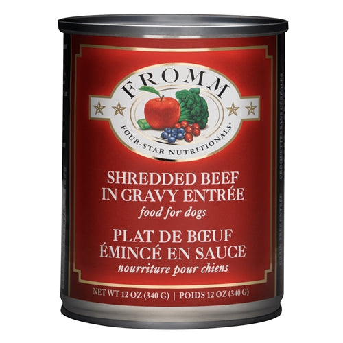 Fromm Four-Star Nutritionals Shredded Beef in Gravy Entrée Food for Dogs