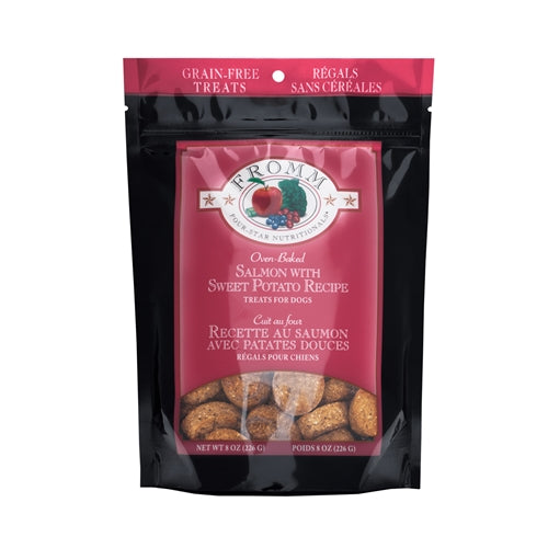 Fromm Four-Star Oven-Baked Salmon with Sweet Potato Recipe Treats for Dogs